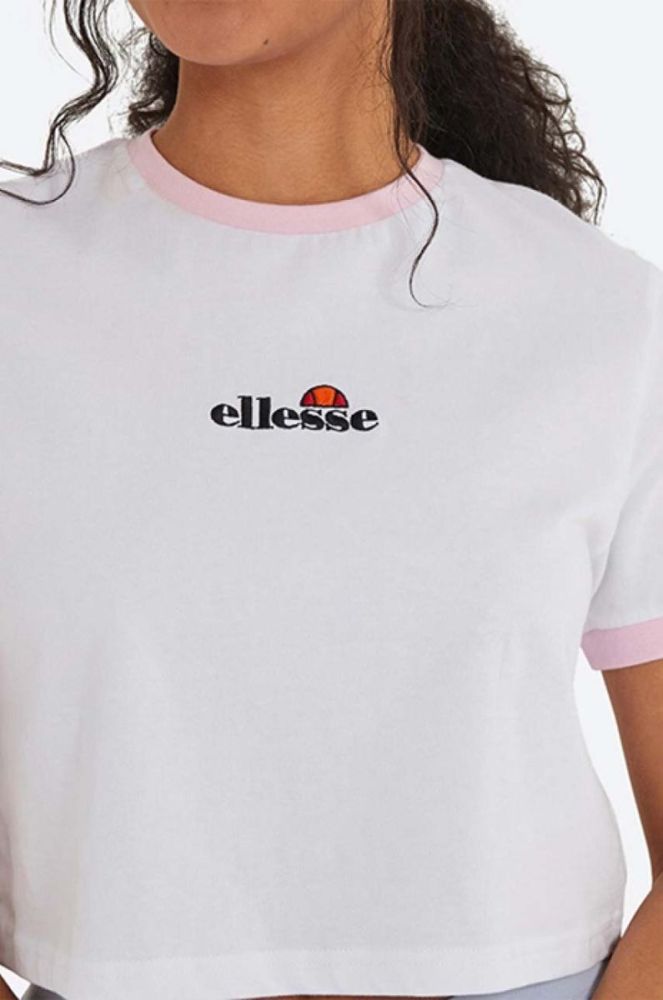 Бавовняна футболка Ellesse колір білий SGJ11884-WHITE фото 3