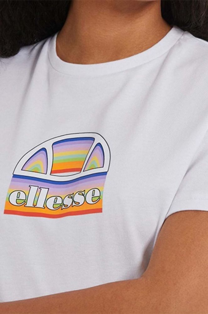 Бавовняна футболка Ellesse колір білий SGJ11887-WHITE фото 3