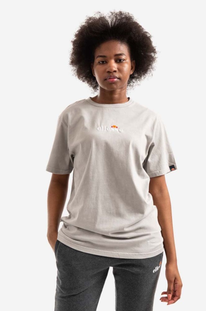 Бавовняна футболка Ellesse колір сірий SGL13148-GREY