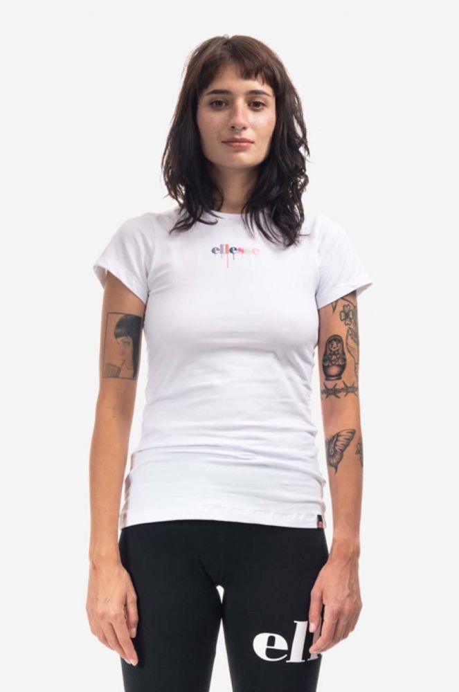 Футболка Ellesse Rosemund Tee жіноча колір білий SGM11089-WHITE