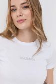 Бавовняна футболка MAX&Co. колір білий (3458014)