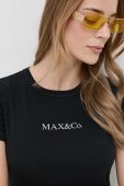 Бавовняна футболка MAX&Co. колір чорний (3458016)