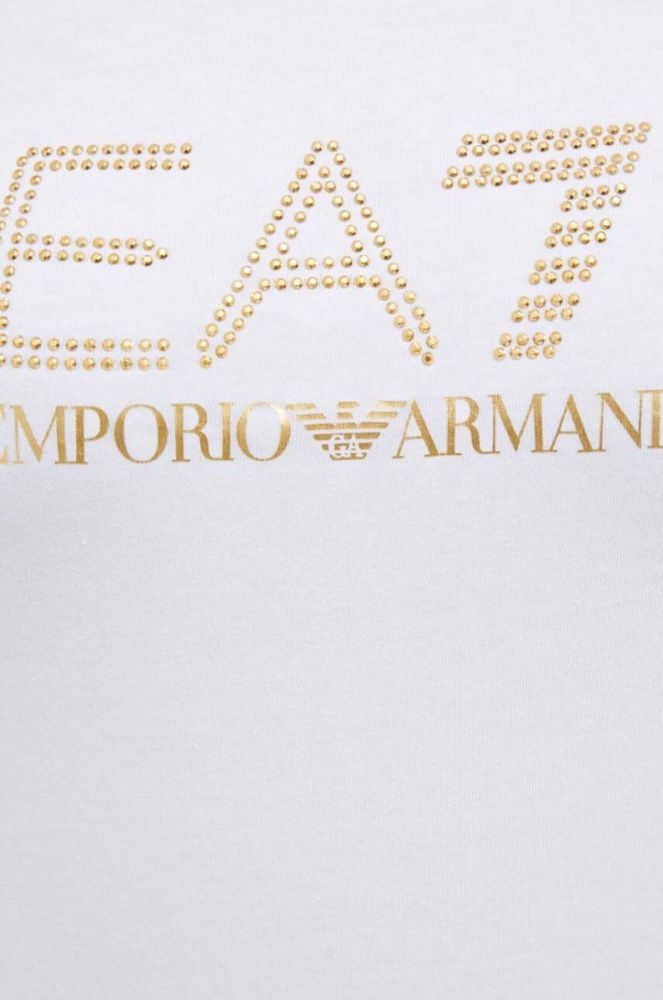 Футболка EA7 Emporio Armani жіноча колір білий (3332500) фото 5