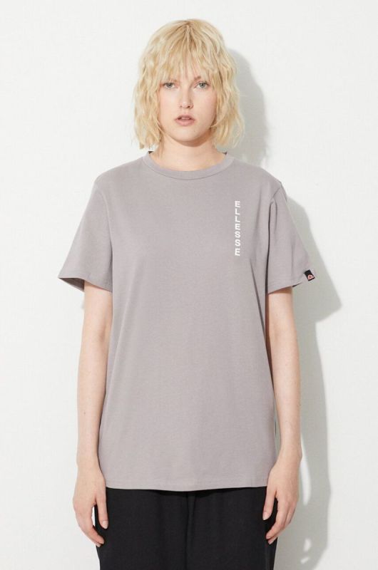 Бавовняна футболка Ellesse колір сірий SGR17777-GREY
