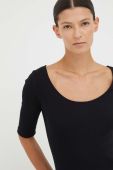 Футболка Samsoe Samsoe жіночий колір чорний