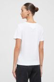 Бавовняна футболка Tommy Jeans жіночий колір білий (3637676)