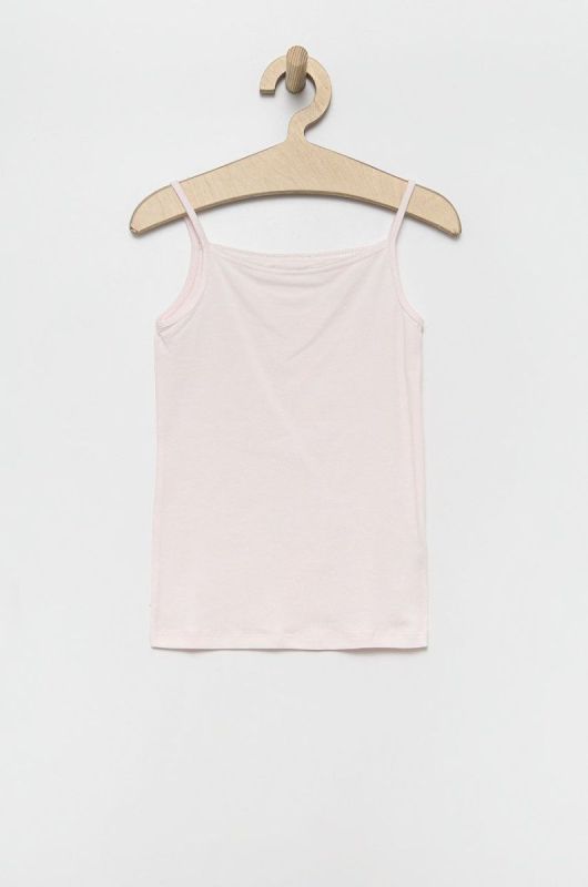 Дитячий топ United Colors of Benetton (2-pack) колір рожевий