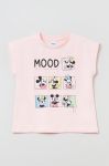 Дитяча бавовняна футболка OVS колір рожевий (2418929)