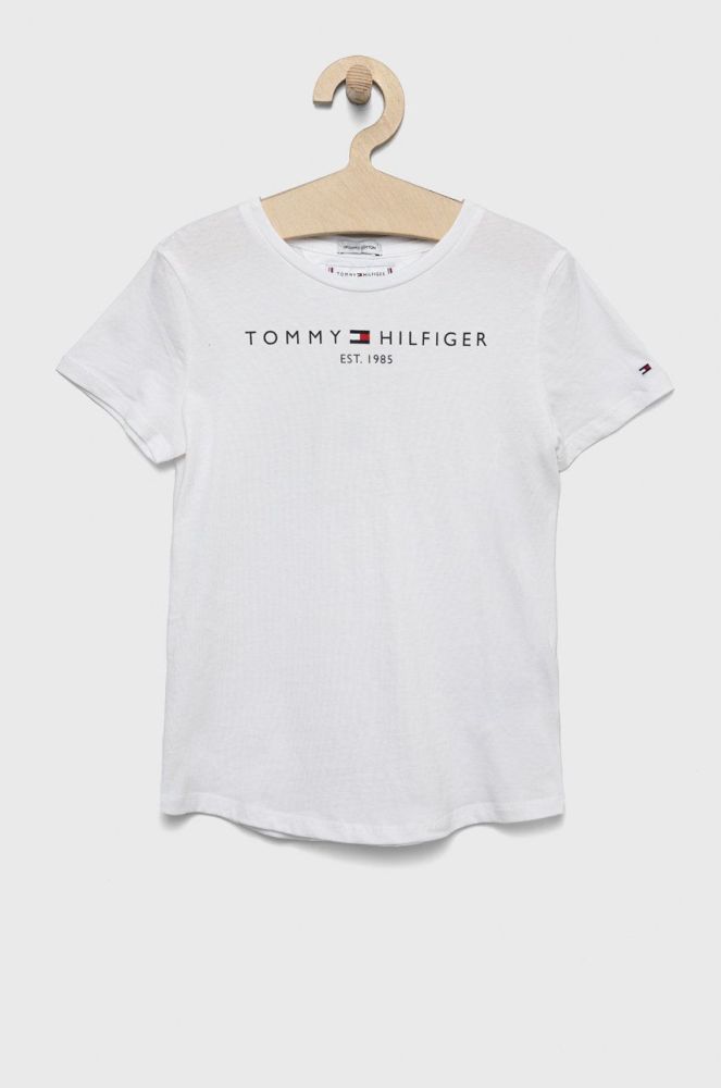 Дитяча бавовняна футболка Tommy Hilfiger колір білий (2557947)