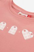 Дитяча футболка Lego Lwtrisse 305 колір рожевий