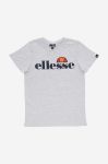 Дитяча бавовняна футболка Ellesse колір бежевий з принтом