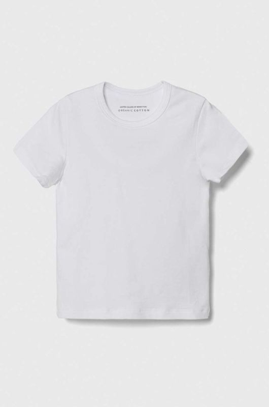 Дитяча футболка United Colors of Benetton 2-pack колір сірий меланж фото 2