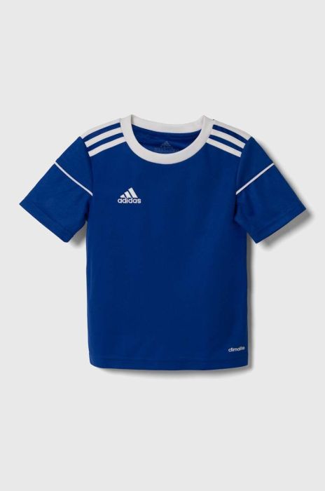 Дитяча футболка adidas з аплікацією колір блакитний Дитяча футболка adidas з аплікацією колір блакитний