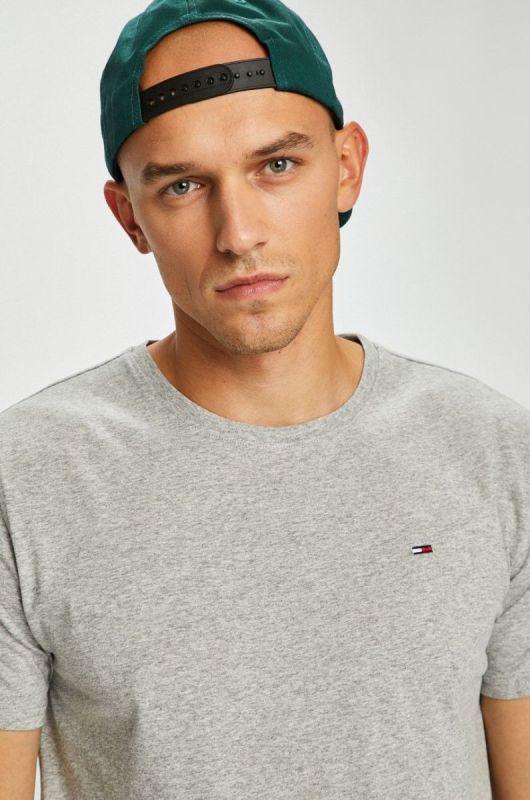 Tommy Jeans - Футболка колір сірий (159865) фото 2
