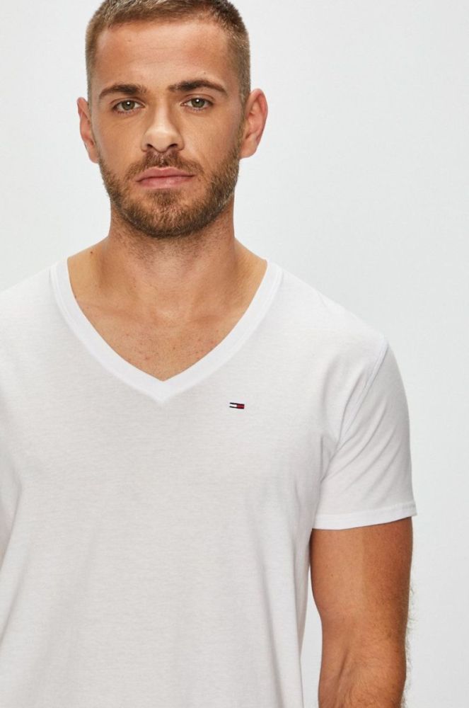 Tommy Jeans - Футболка колір білий (160009) фото 5