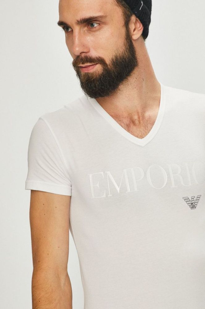 Emporio Armani - Футболка колір білий (161942) фото 4