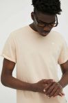 Бавовняна футболка G-Star Raw колір бежевий однотонний (2925093)