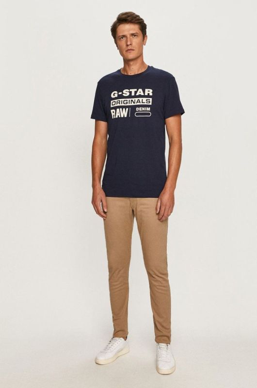 G-Star Raw - Футболка колір темно-синій (1317499) фото 2