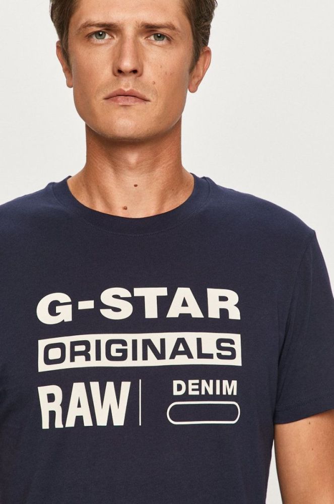 G-Star Raw - Футболка колір темно-синій (1317499) фото 4