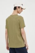 Бавовняна футболка G-Star Raw колір зелений однотонний (3135473)