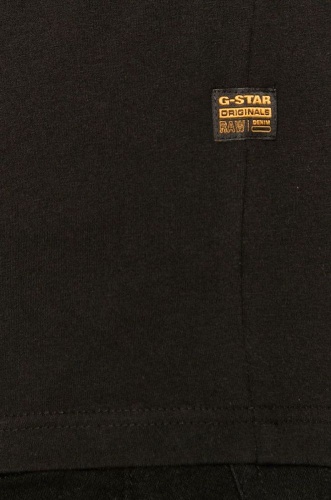Футболка G-Star Raw чоловіча колір чорний однотонна фото 5