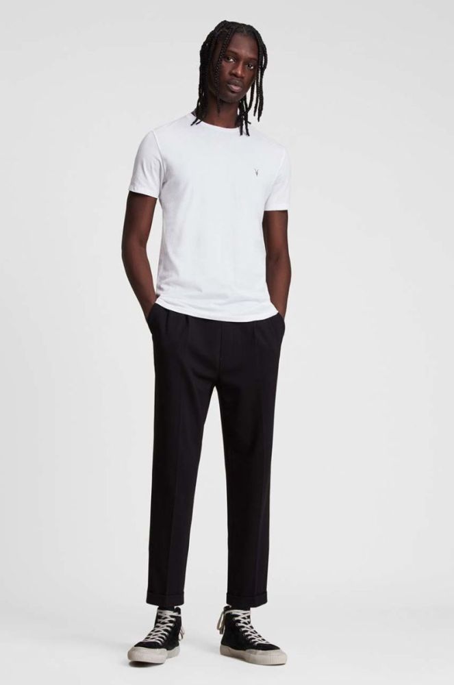 AllSaints - Футболка Tonic SS Crew колір білий (854455) фото 3