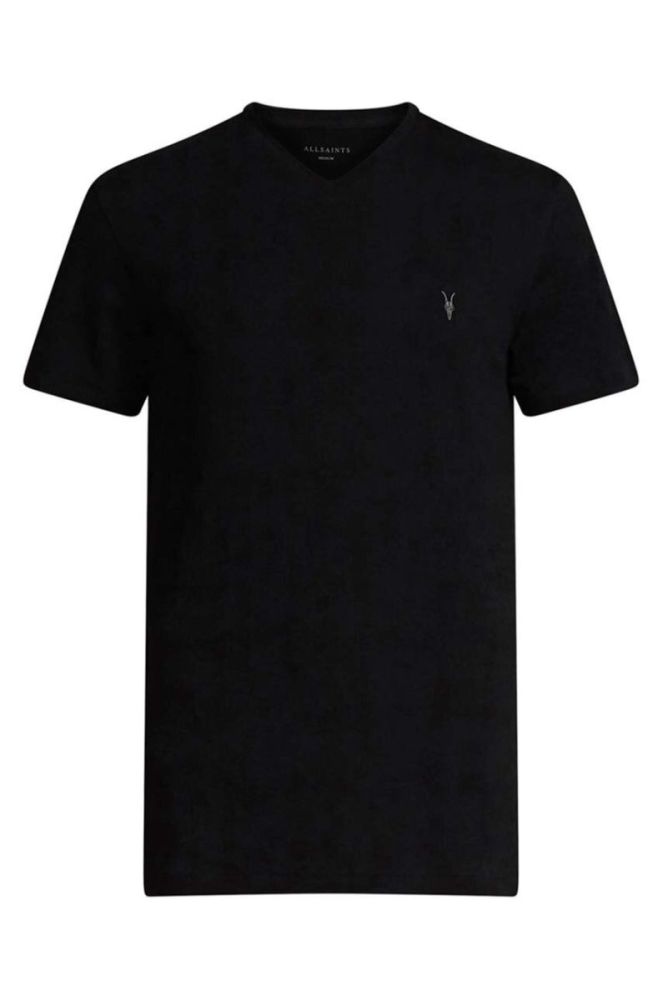 AllSaints - Футболка Tonic V-neck колір чорний (854478) фото 5