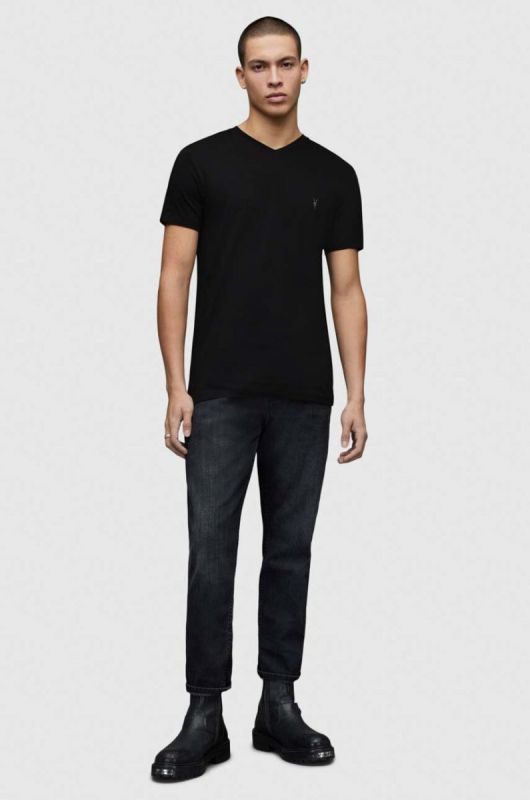- Футболка AllSaints Tonic V-neck фото 4