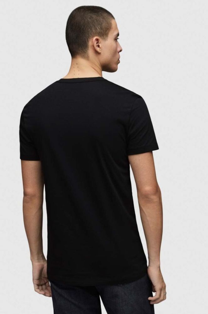 AllSaints - Футболка Tonic V-neck колір чорний (854478) фото 3