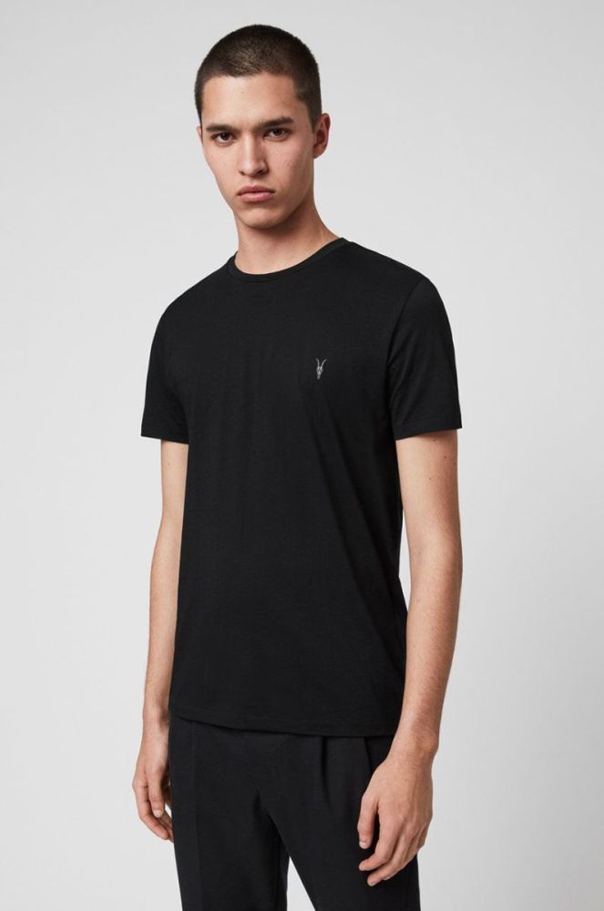 AllSaints - Футболка Tonic SS Crew (3-pack) колір барвистий фото 3