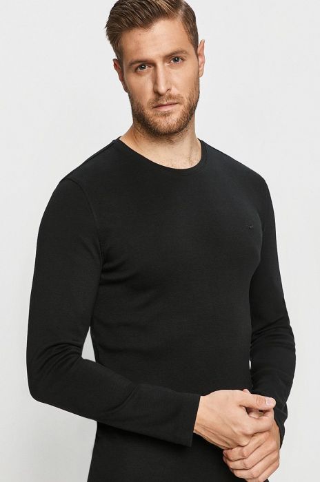 Mustang - Лонгслів колір чорний