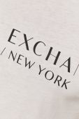 Футболка Armani Exchange чоловіча колір білий з принтом