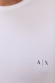 Футболка Armani Exchange 2-pack чоловічий колір білий однотонний