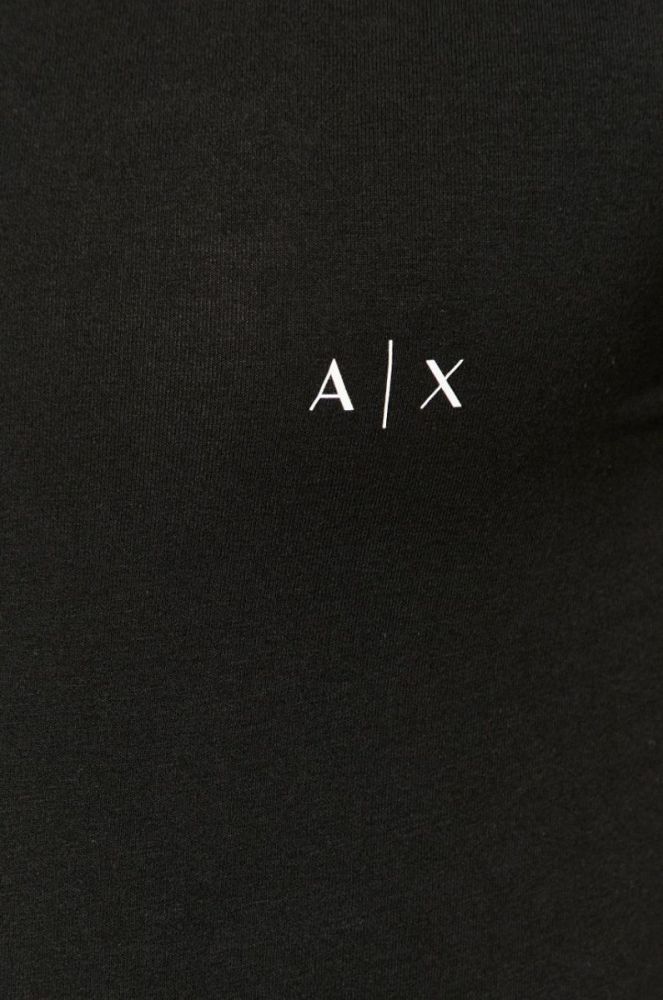 Футболка Armani Exchange 2-pack чоловічий колір чорний однотонний (886431) фото 4