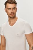 Armani Exchange - Футболки (2-pack) колір чорний (1328484)