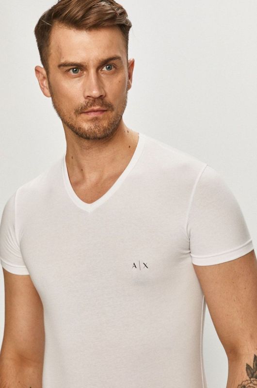 Armani Exchange - Футболки (2-pack) цвет черный (1328484) фото 2