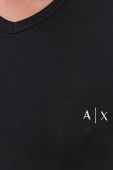 Armani Exchange - Футболки (2-pack) колір чорний (1673226)