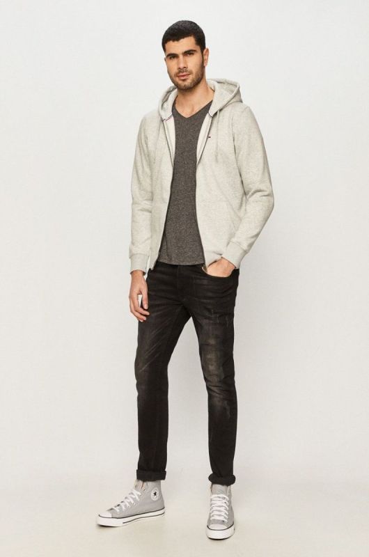 Tommy Jeans - Футболка колір сірий (1173347) фото 2
