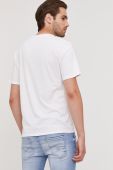Футболка Guess чоловіча колір білий з принтом (1394541)