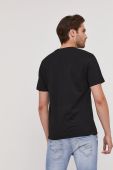 Футболка Guess чоловіча колір чорний з принтом (1426948)
