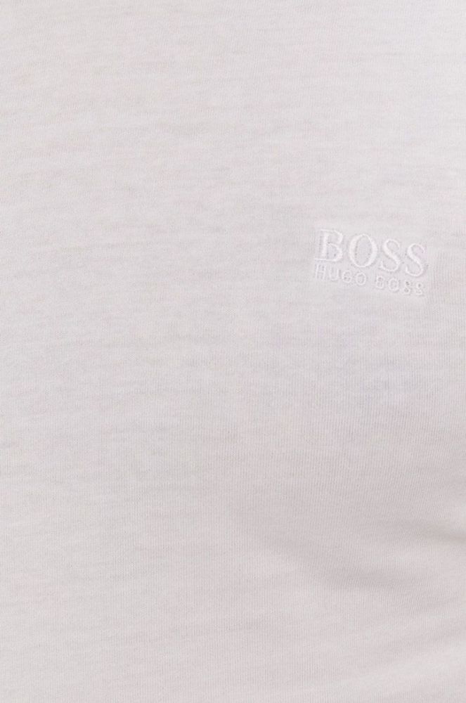Футболка Boss чоловіча колір білий гладкий (1453076) фото 5