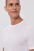 Бавовняна футболка !SOLID колір білий гладкий