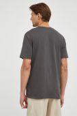 Бавовняна футболка Marc O'Polo колір сірий з принтом