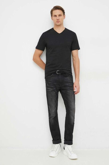 Бавовняна футболка BOSS 3-pack меланж колір барвистий