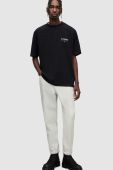 Бавовняна футболка AllSaints колір чорний з принтом (2833108)