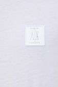 Бавовняна футболка Armani Exchange колір білий з аплікацією (2956991)