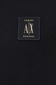 Бавовняна футболка Armani Exchange колір чорний з аплікацією (2956995)