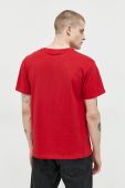 Бавовняна футболка Solid колір червоний однотонний