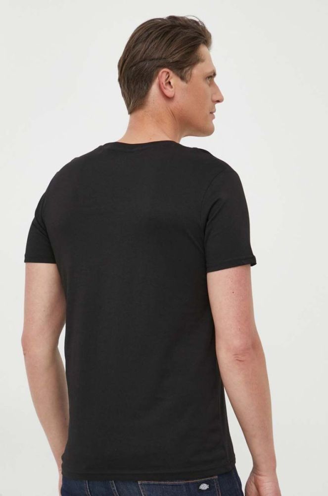 Бавовняна футболка Alpha Industries колір чорний з принтом 118502.03-black фото 3