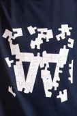 Бавовняна футболка Wood Wood Ace Puzzle T-shirt колір синій з принтом 10295703.2222-WHITE
